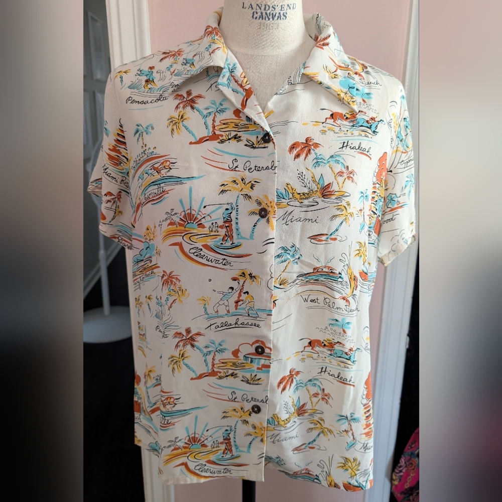 Avanti Tropical Print Men's Shirt